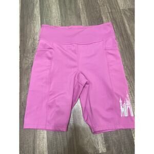 Disney Princess Castle Bike Shorts – Size M (Fuchsia Pink)
